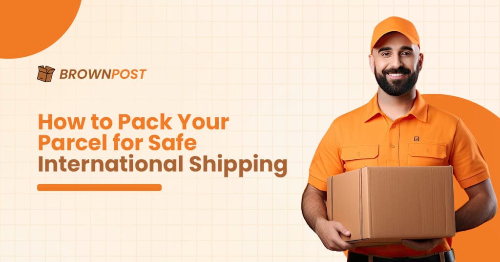 Corrugated cardboard boxes for safe international shipping